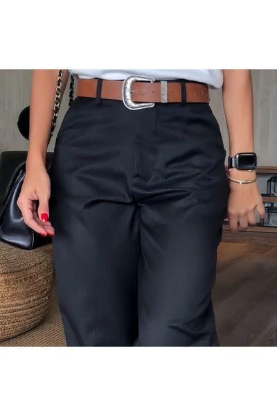 Marlene - Striped Suit Trousers