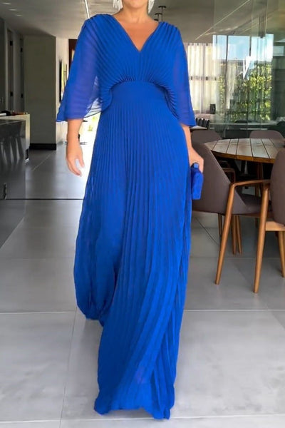 RIA™ - Floating Ribbed Maxi Dress